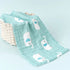 Serviette de bain 100% coton pour bébé, 6 couches de gaze, gant de toilette pour le visage, carré, lingette pour les mains, nouveau - né. - Mode bébé