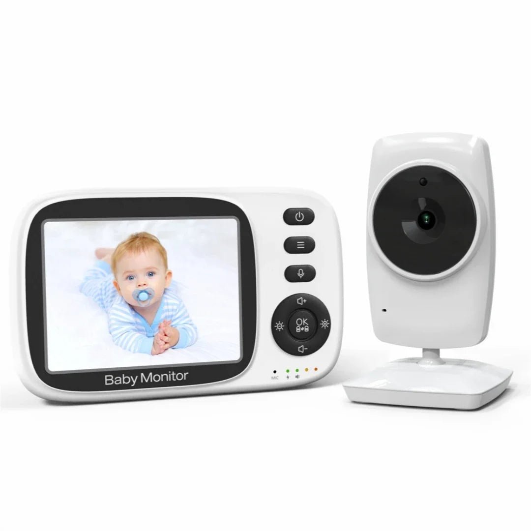 3,2 pouces Moniteur pour bébé avec un appareil photo Discours à 2 voies 2x zoom Écran IPS Téléphones pour bébé Vision nocturne automatique. - Mode bébé